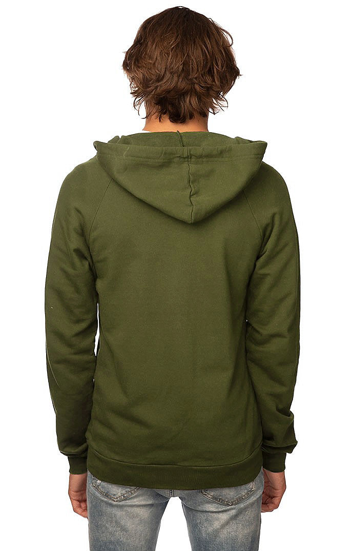 Royal Apparel 21051ORG Unisex Organic Cotton Full Zip Hoodie - Moss
