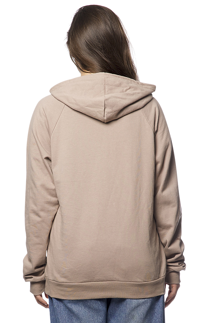 Royal Apparel 21052ORG Unisex Organic Cotton Pullover Hoodie - Almond