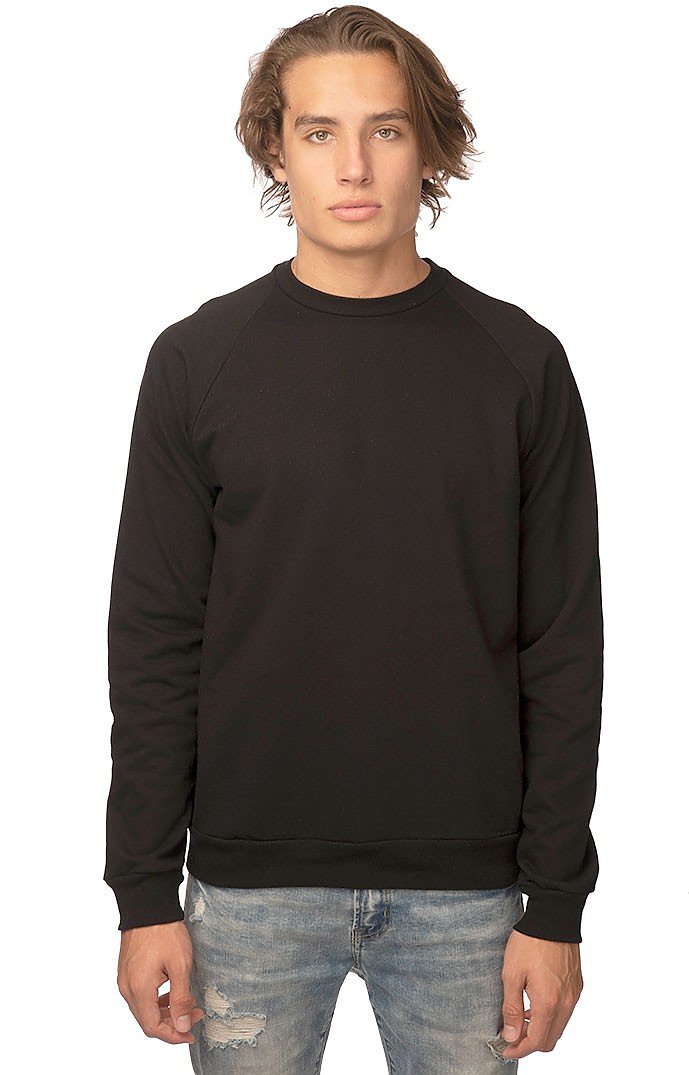 Royal Apparel 21053ORG Unisex Organic Raglan Crew Neck Sweatshirt - Night