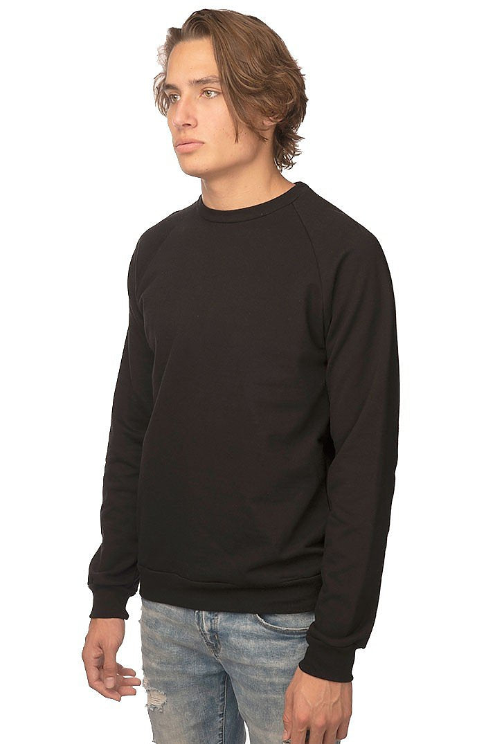 Royal Apparel 21053ORG Unisex Organic Raglan Crew Neck Sweatshirt - Night