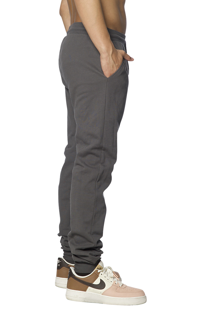 Royal Apparel 21057ORG Unisex Organic Fleece Jogger Pant - Slate