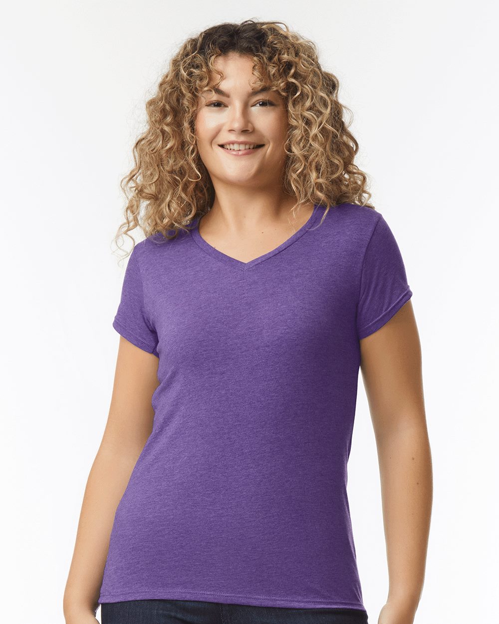 Gildan 64V00L Women's Softstyle V-Neck T-Shirt