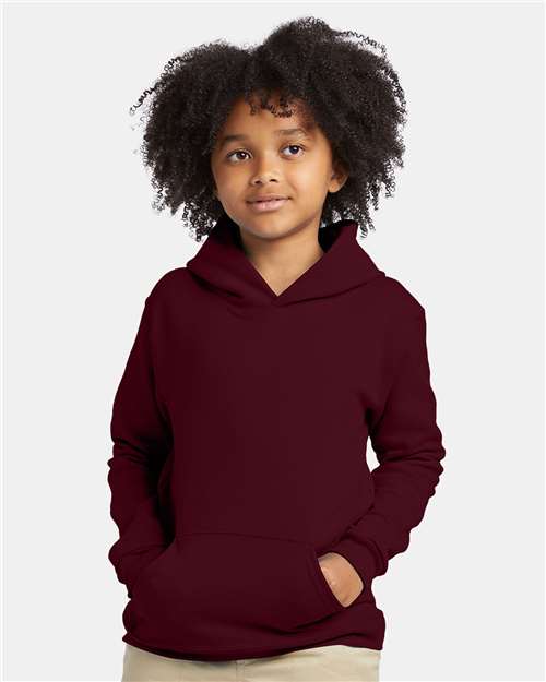 Hanes P473 Youth EcoSmart Hooded Sweatshirt