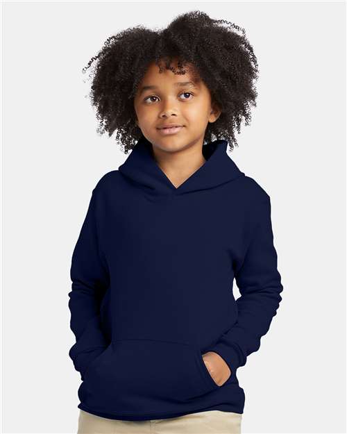 Hanes P473 Youth EcoSmart Hooded Sweatshirt