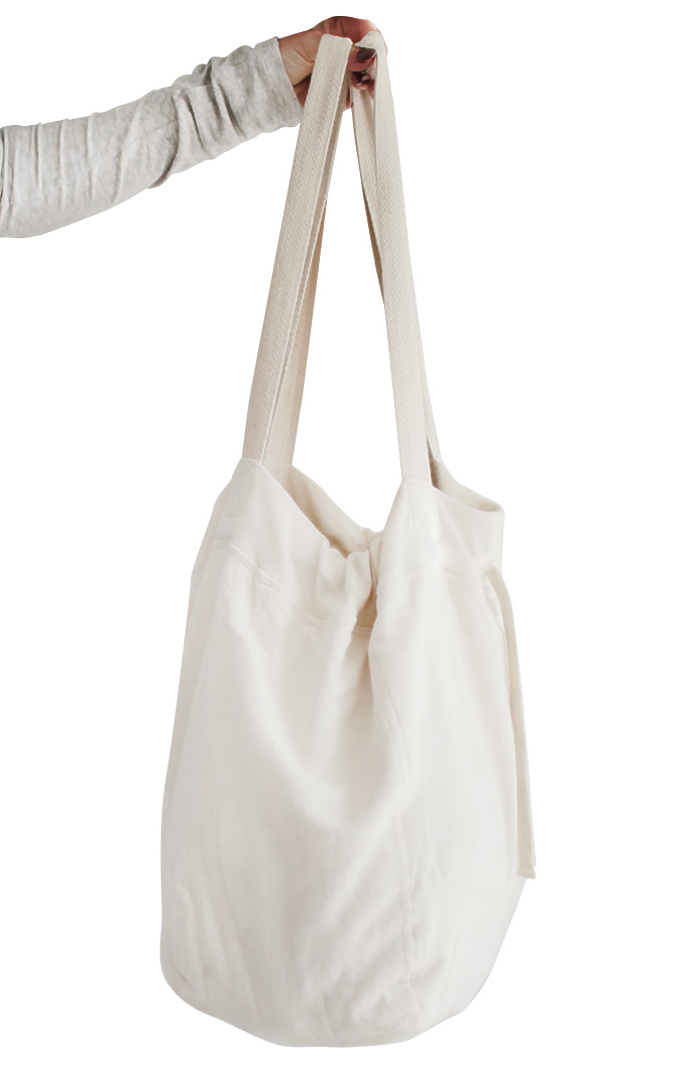 Royal Apparel 21199ORG Organic Fleece Beach Bag - Natural
