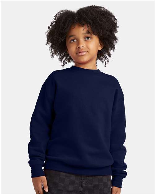Hanes Youth EcoSmart® Crewneck Sweatshirt - Hanes P360