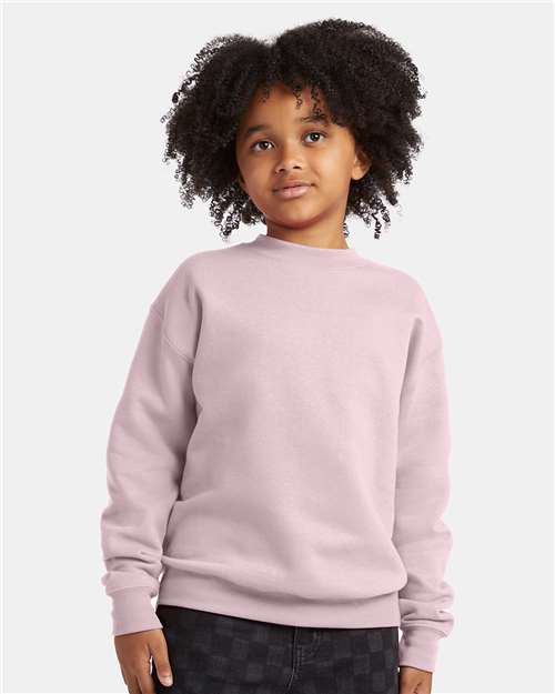 Hanes P360 Youth EcoSmart Crewneck Sweatshirt