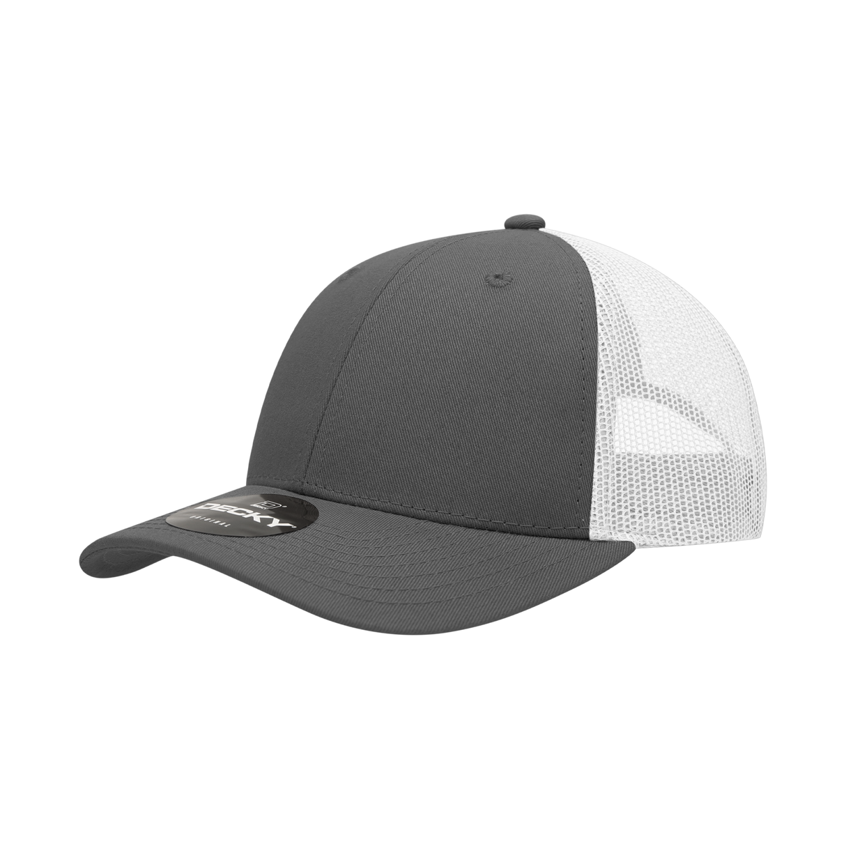 Decky 6 Panel Low Profile Structured Cotton Trucker | Decky 214