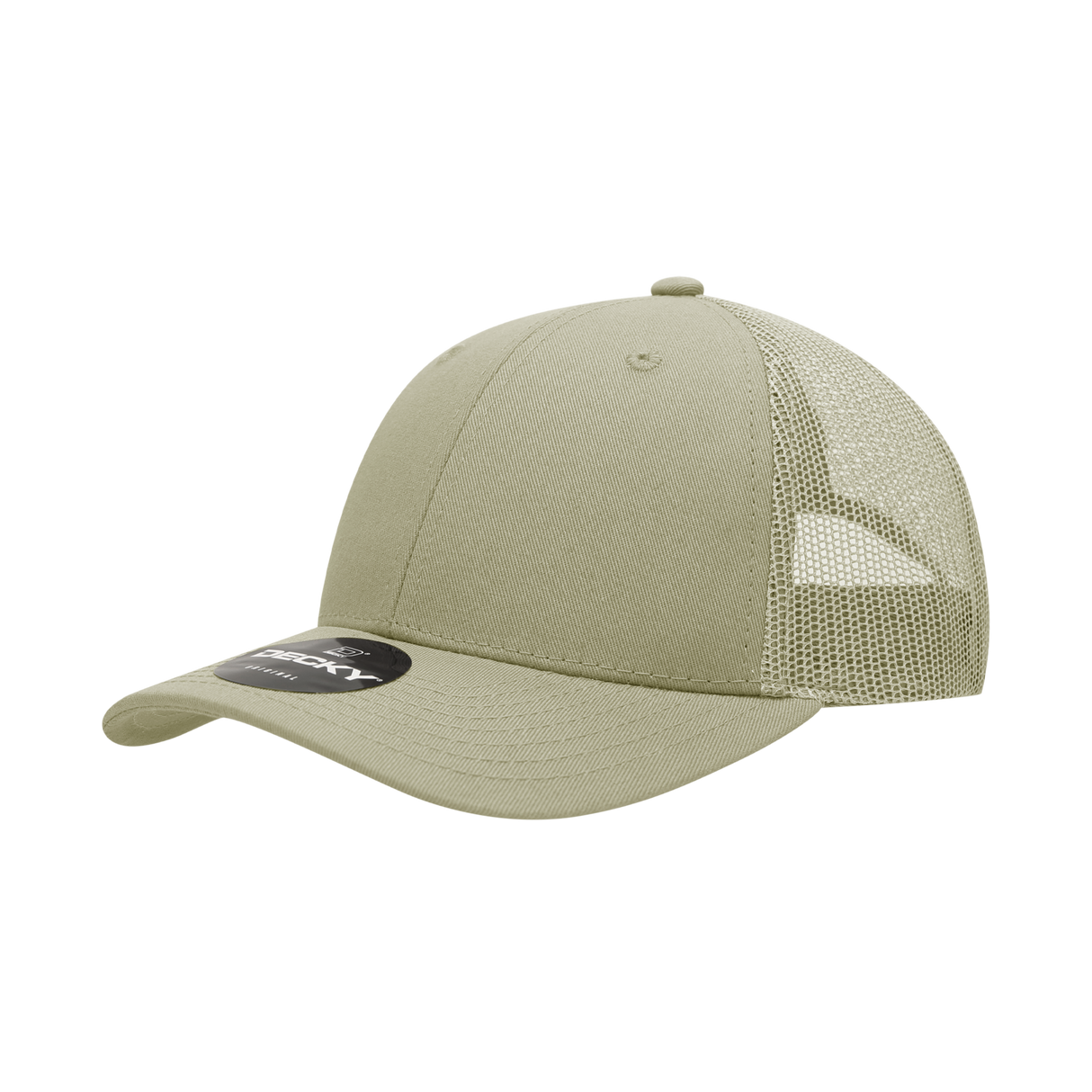 Decky 6 Panel Low Profile Structured Cotton Trucker | Decky 214