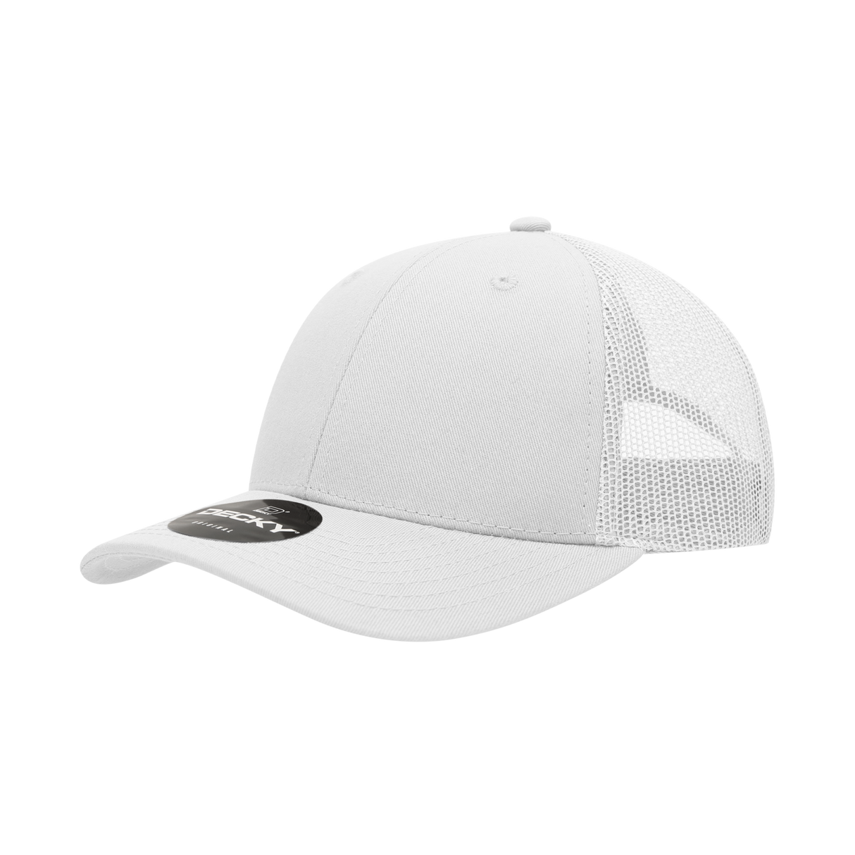Decky 6 Panel Low Profile Structured Cotton Trucker | Decky 214