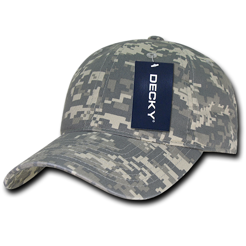 Decky 6 Panel Low Profile Relaxed Camo Dad Hat | Decky 216