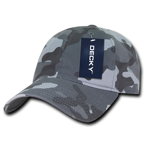 Decky 6 Panel Low Profile Relaxed Camo Dad Hat | Decky 216