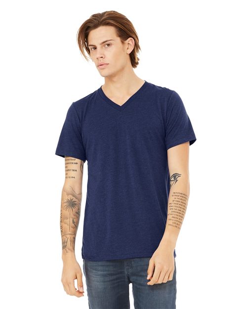 BELLA + CANVAS Unisex Triblend V-Neck Tee - BELLA + CANVAS 3415