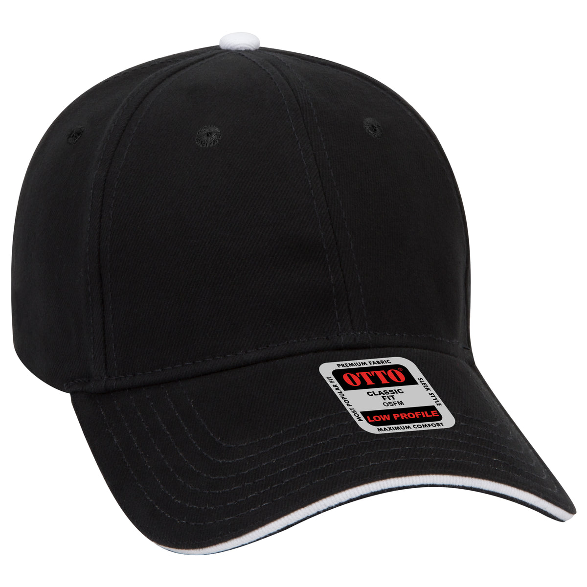 OTTO CAP® 6 Panel Low Profile Baseball Cap OTTO 23-255