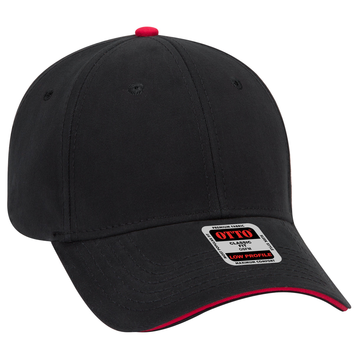 OTTO CAP® 6 Panel Low Profile Baseball Cap OTTO 23-370