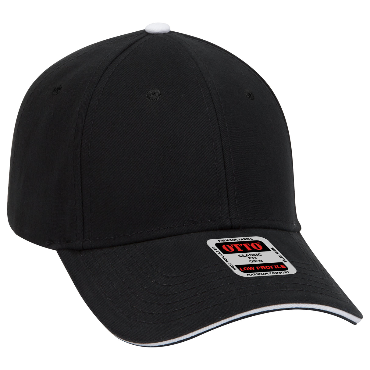 OTTO CAP® 6 Panel Low Profile Baseball Cap OTTO 23-370