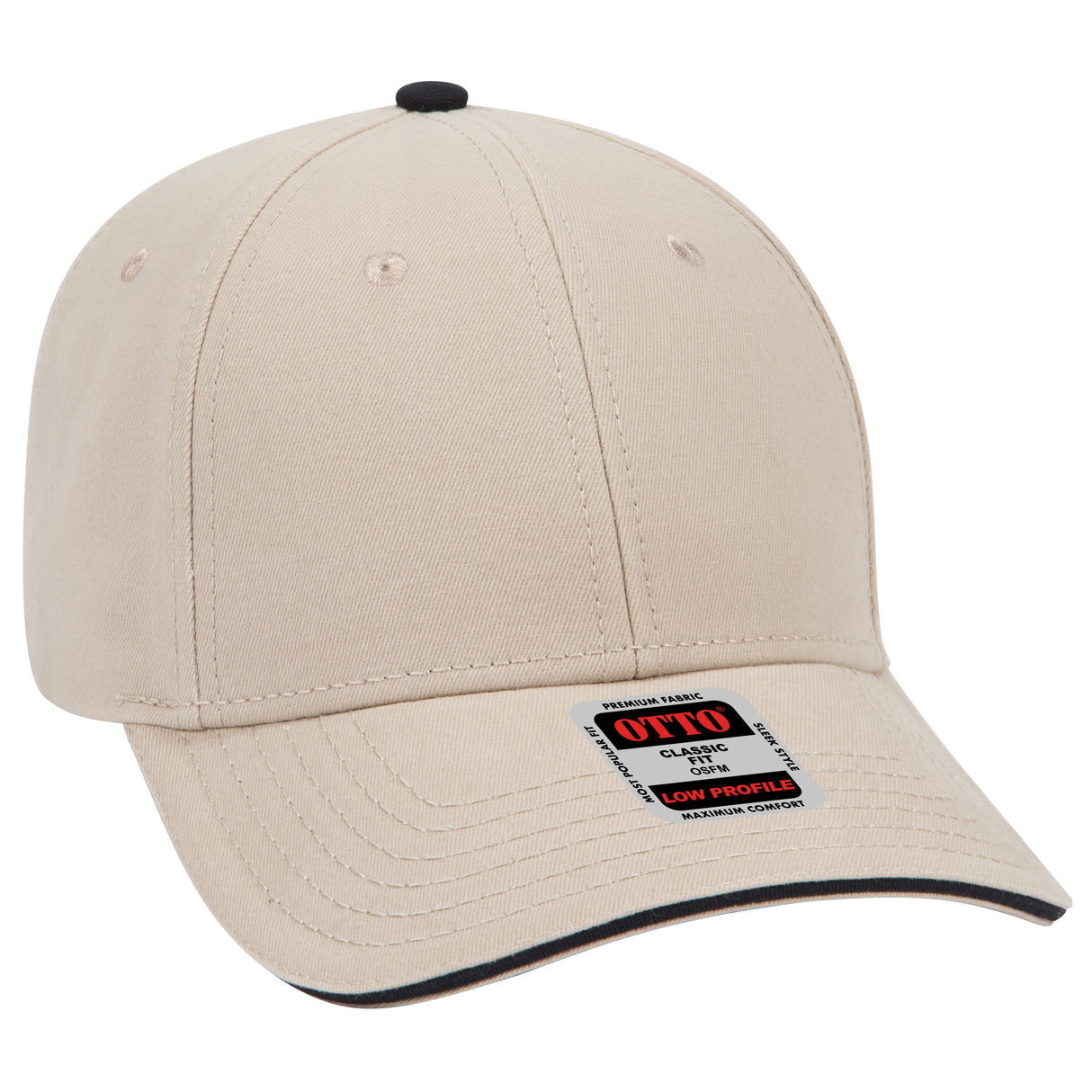 OTTO CAP® 6 Panel Low Profile Baseball Cap OTTO 23-370