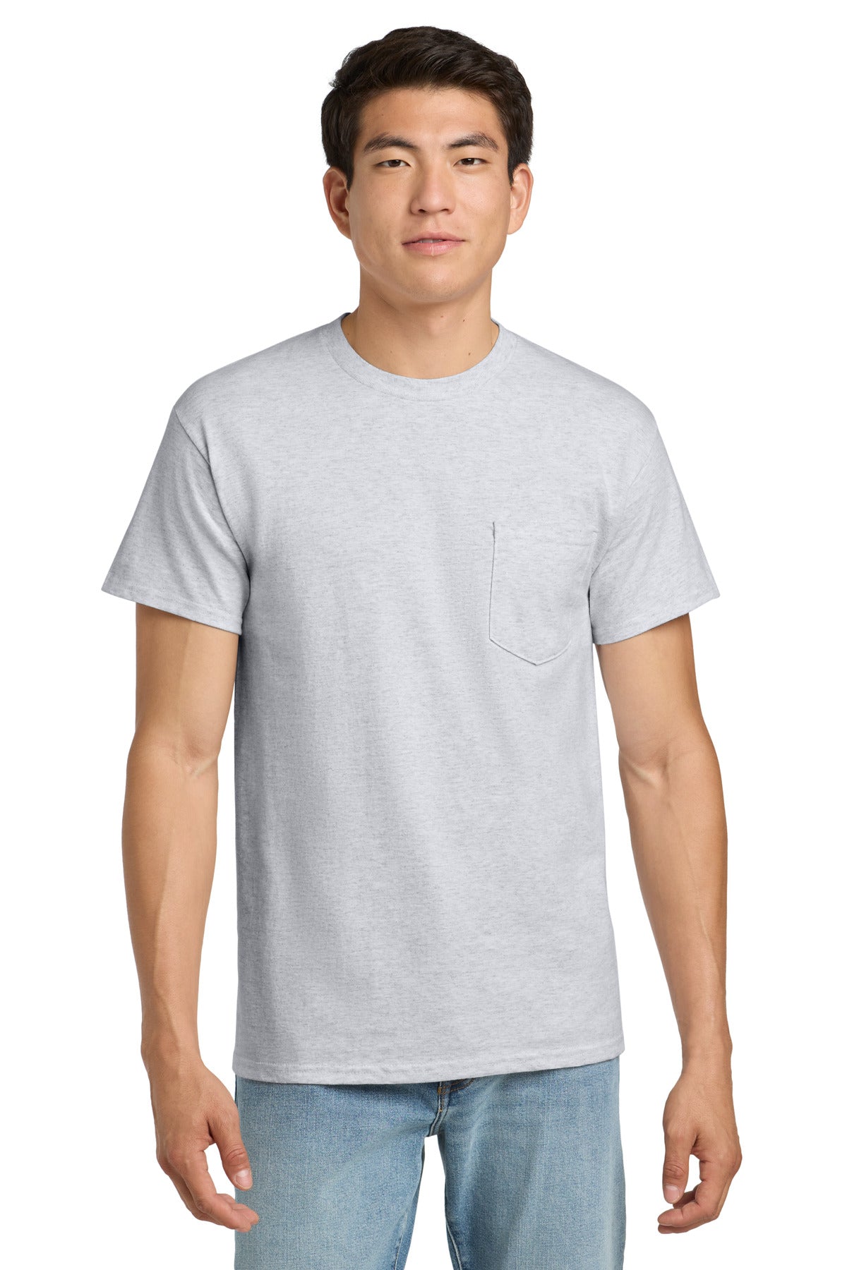 Gildan ® - Ultra Cotton ® 100% US Cotton T-Shirt with Pocket. 2300 - Gildan 2300