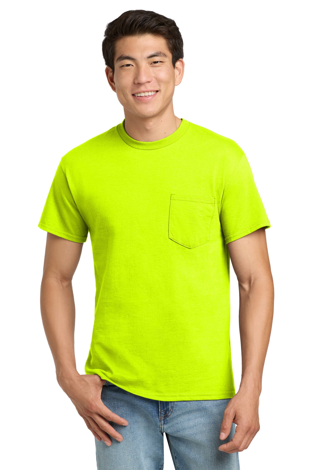 Gildan ® - Ultra Cotton ® 100% US Cotton T-Shirt with Pocket. 2300 - Gildan 2300