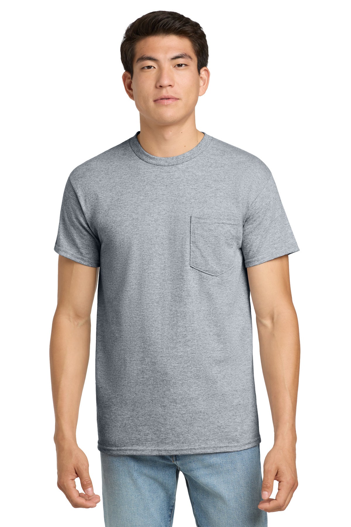 Gildan ® - Ultra Cotton ® 100% US Cotton T-Shirt with Pocket. 2300 - Gildan 2300