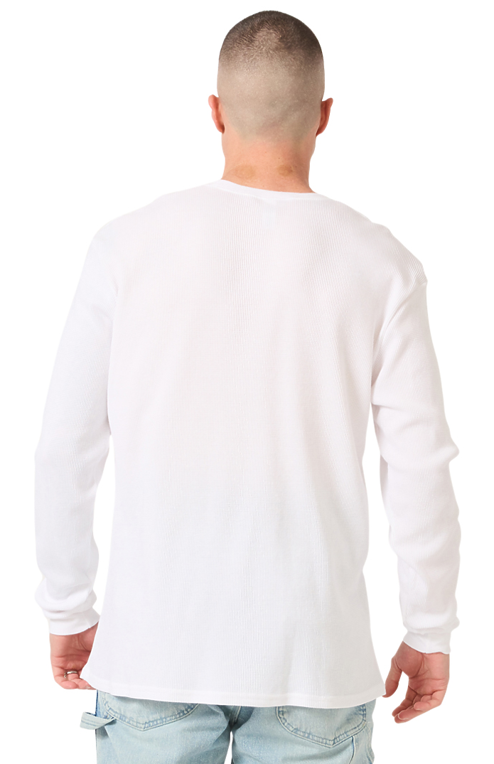 Royal Apparel 23054 Unisex Blend Long Sleeve Thermal - White