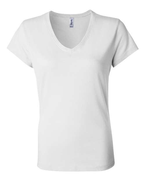 Bella + Canvas 6005 Women’s Jersey V-Neck Tee