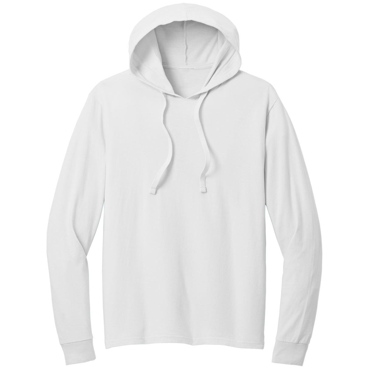 Garment-Dyed Pullover Hooded Tee Joe's USA Small White