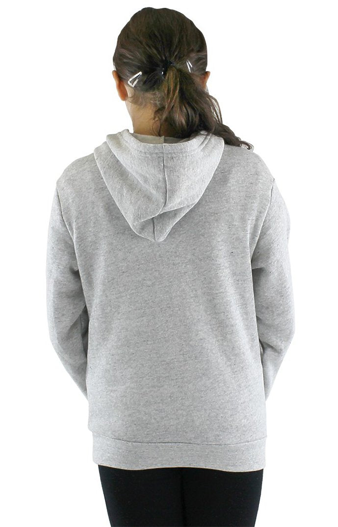 Royal Apparel 25025 Youth Triblend Fleece Pullover Hoodie - Tri Ash