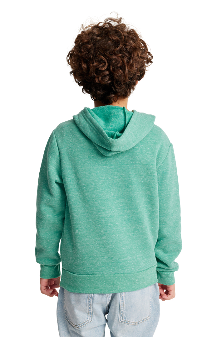 Royal Apparel 25025 Youth Triblend Fleece Pullover Hoodie - Tri Kelly
