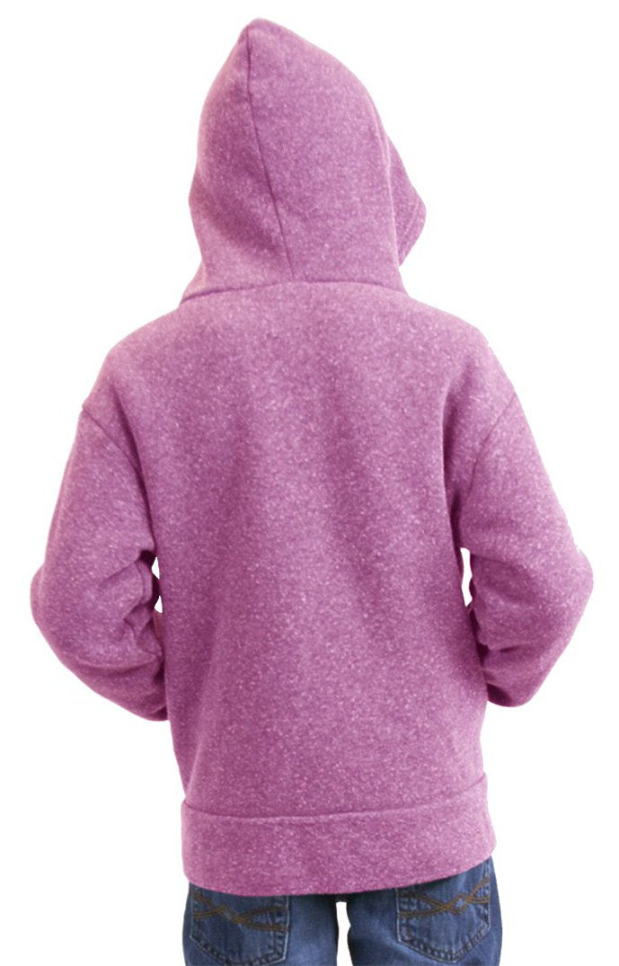 Royal Apparel 25025 Youth Triblend Fleece Pullover Hoodie - Tri Purple