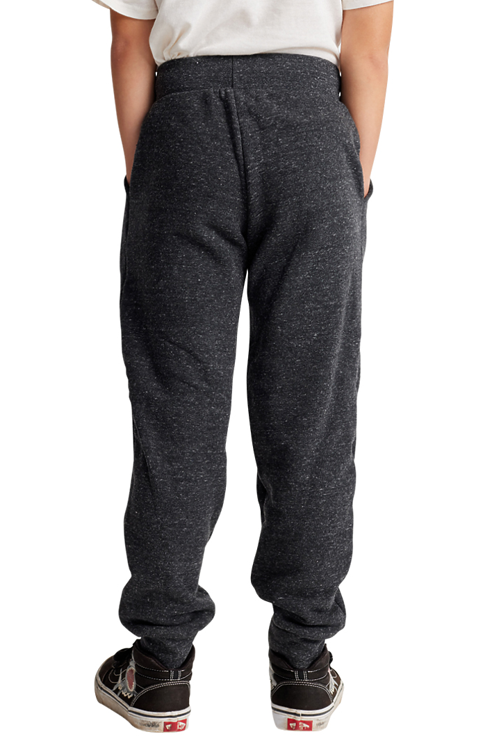 Royal Apparel 25027 Youth Triblend Fleece Jogger Sweatpant - Tri Onyx