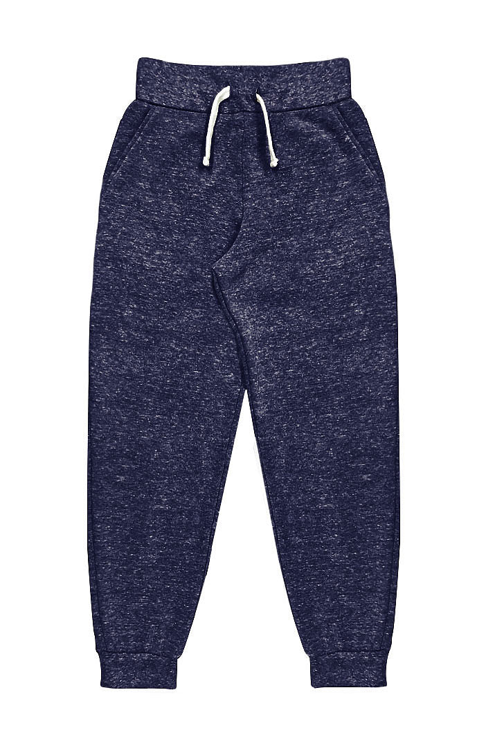 Royal Apparel 25027 Youth Triblend Fleece Jogger Sweatpant - Tri Denim Navy