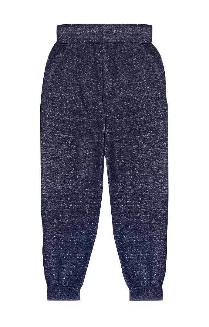 Royal Apparel 25027 Youth Triblend Fleece Jogger Sweatpant - Tri Denim Navy