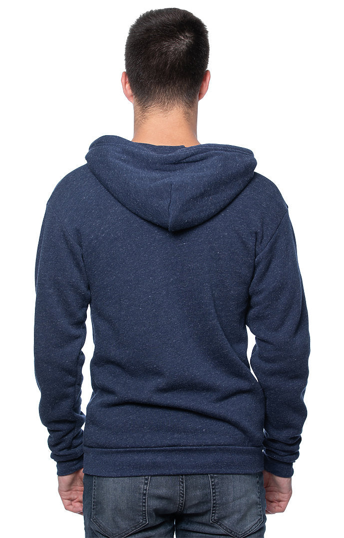 Royal Apparel 25050 Unisex Triblend Fleece Zip Hoodie - Tri Denim Navy