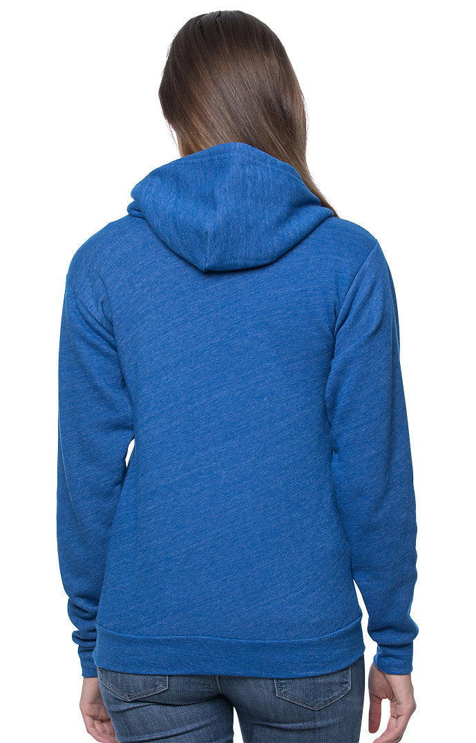 Royal Apparel 25050 Unisex Triblend Fleece Zip Hoodie - Tri Deep Royal
