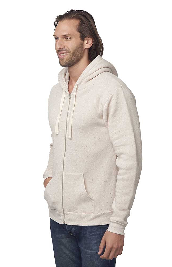 Royal Apparel 25050 Unisex Triblend Fleece Zip Hoodie - Tri Oatmeal