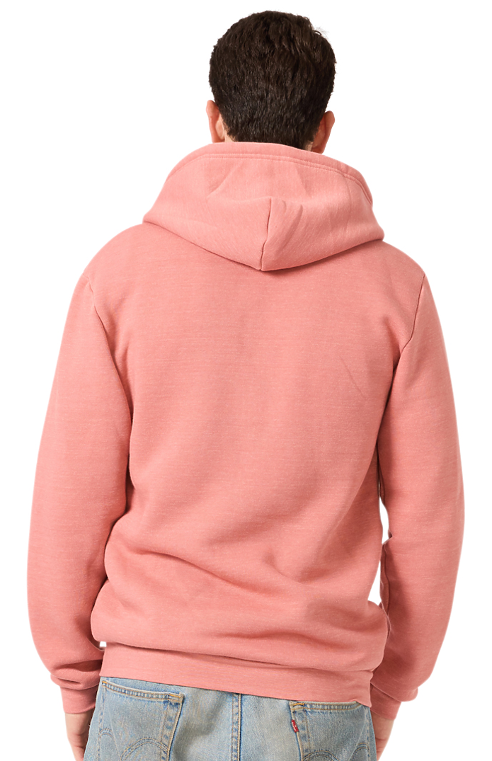 Royal Apparel 25050 Unisex Triblend Fleece Zip Hoodie - Tri Desert Rose