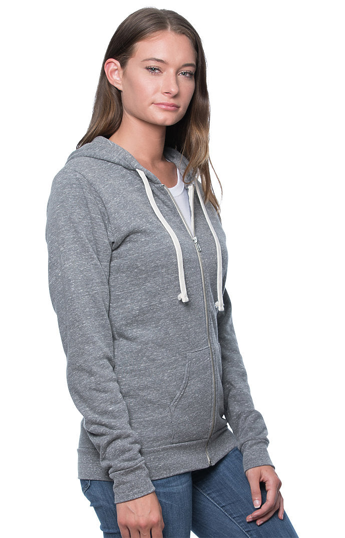 Royal Apparel 25050 Unisex Triblend Fleece Zip Hoodie - Tri Vintage Grey