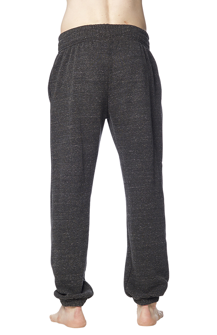 Royal Apparel 25054 Unisex Triblend Fleece Lounge Sweatpant - Tri Onyx