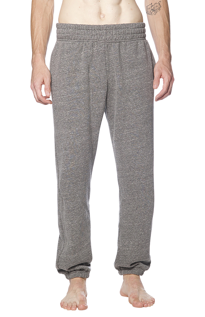 Royal Apparel 25054 Unisex Triblend Fleece Lounge Sweatpant - Tri Vintage Grey