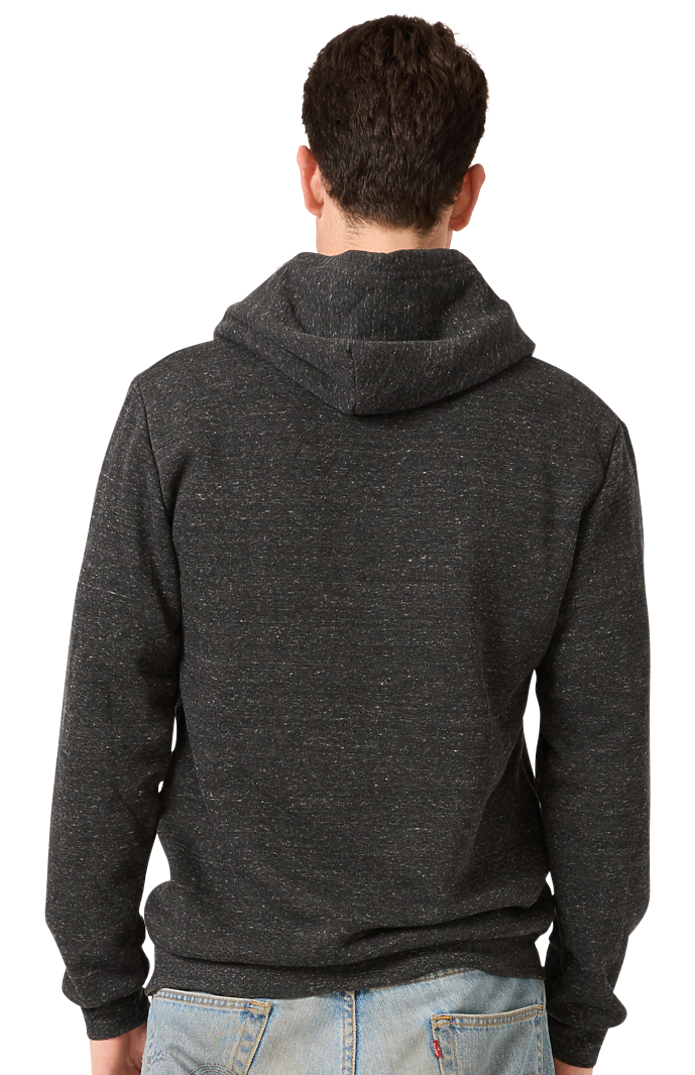 Royal Apparel 25055 Unisex Triblend Fleece Pullover Hoodie - Tri Onyx