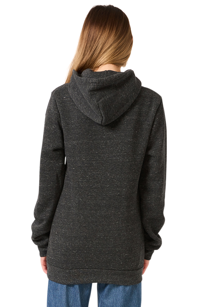 Royal Apparel 25055 Unisex Triblend Fleece Pullover Hoodie - Tri Onyx