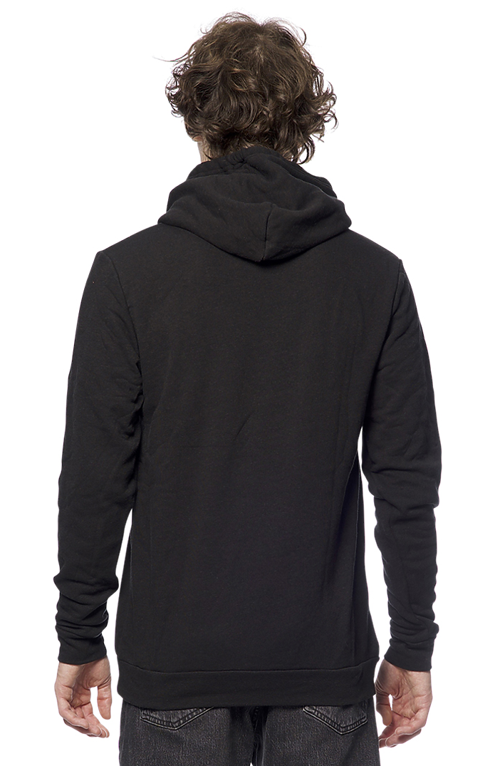 Royal Apparel 25055 Unisex Triblend Fleece Pullover Hoodie - Tri Black