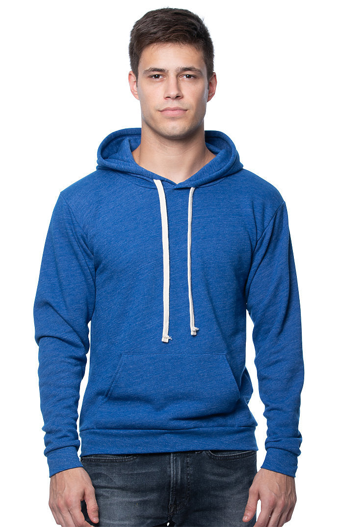 Royal Apparel 25055 Unisex Triblend Fleece Pullover Hoodie - Tri Deep Royal