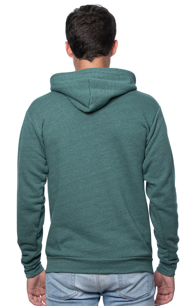 Royal Apparel 25055 Unisex Triblend Fleece Pullover Hoodie - Tri Pine