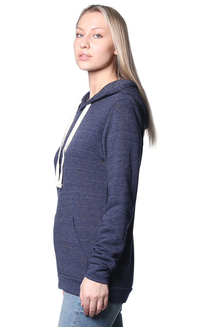 Royal Apparel 25055 Unisex Triblend Fleece Pullover Hoodie - Tri True Navy