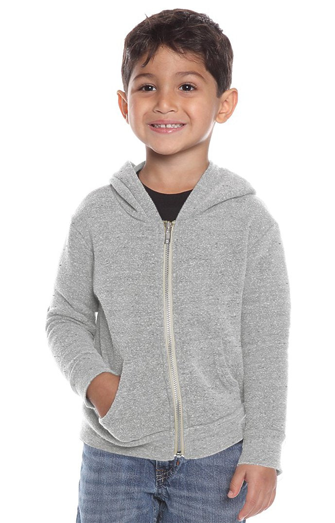 Royal Apparel 25060 Toddler Triblend Fleece Zip Hoodie - Tri Ash