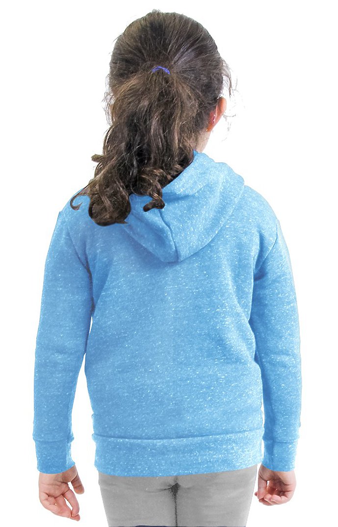 Royal Apparel 25060 Toddler Triblend Fleece Zip Hoodie - Tri Pool