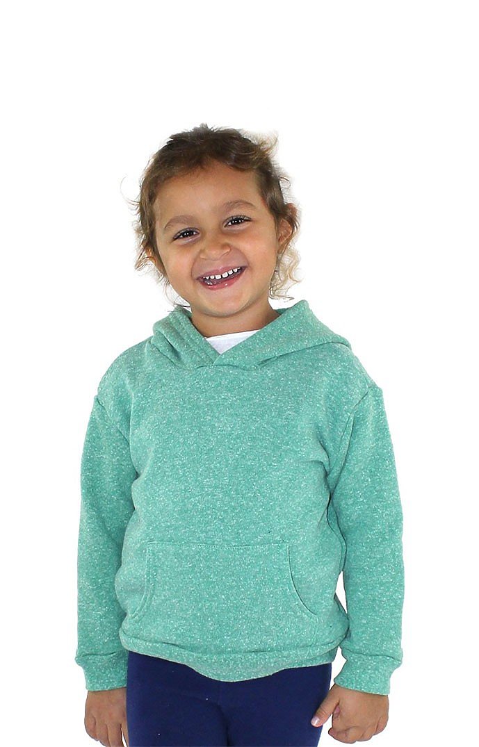 Royal Apparel 25065 Toddler Triblend Fleece Pullover Hoodie - Tri Kelly