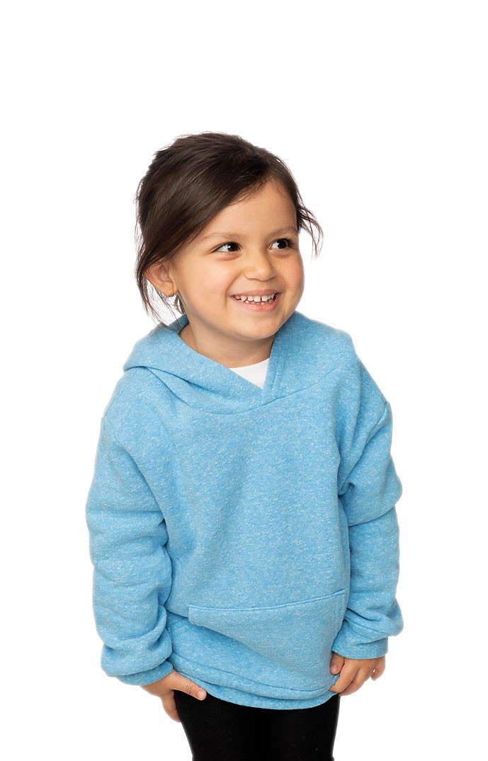 Royal Apparel 25065 Toddler Triblend Fleece Pullover Hoodie - Tri Pool
